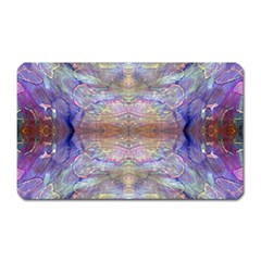 Amethyst Marbling Magnet (rectangular) by kaleidomarblingart