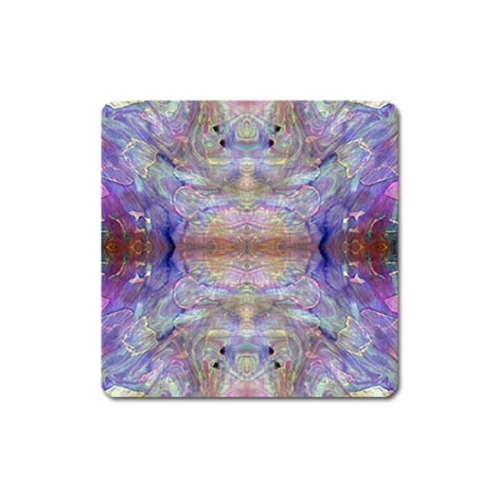 Amethyst Marbling Square Magnet