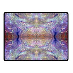 Amethyst Marbling Fleece Blanket (small) by kaleidomarblingart