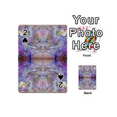 Amethyst Marbling Playing Cards 54 Designs (mini) by kaleidomarblingart