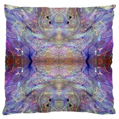 Amethyst Marbling Standard Flano Cushion Case (one Side) by kaleidomarblingart