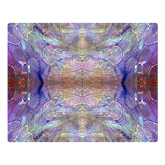 Amethyst Marbling Double Sided Flano Blanket (large)  by kaleidomarblingart