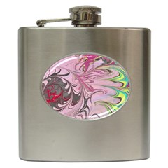 Petals With Marbling Hip Flask (6 Oz)