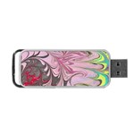 Petals with marbling Portable USB Flash (Two Sides) Front