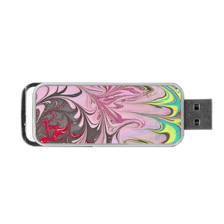 Petals with marbling Portable USB Flash (Two Sides)