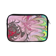 Petals With Marbling Apple Ipad Mini Zipper Cases by kaleidomarblingart