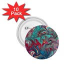 Psychedelic marbling patterns IV 1.75  Buttons (10 pack) Front