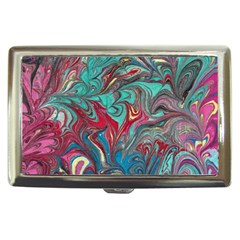 Psychedelic Marbling Patterns Iv Cigarette Money Case by kaleidomarblingart