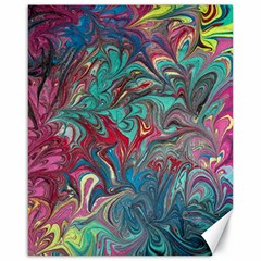 Psychedelic Marbling Patterns Iv Canvas 16  X 20  by kaleidomarblingart