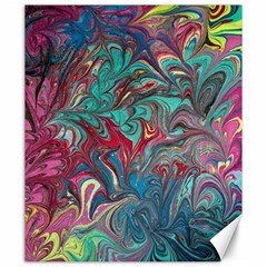 Psychedelic Marbling Patterns Iv Canvas 20  X 24  by kaleidomarblingart