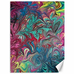 Psychedelic Marbling Patterns Iv Canvas 36  X 48  by kaleidomarblingart