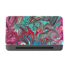 Psychedelic Marbling Patterns Iv Memory Card Reader With Cf by kaleidomarblingart