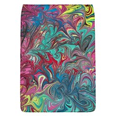 Psychedelic Marbling Patterns Iv Removable Flap Cover (l) by kaleidomarblingart