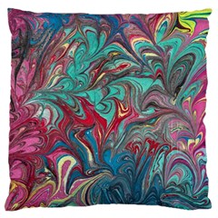 Psychedelic Marbling Patterns Iv Standard Flano Cushion Case (two Sides) by kaleidomarblingart