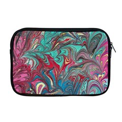 Psychedelic Marbling Patterns Iv Apple Macbook Pro 17  Zipper Case by kaleidomarblingart