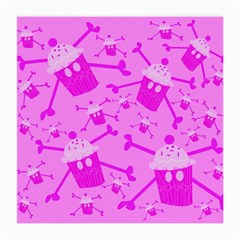 Cccartonnslogobg7 Cupycakescollage11pinknewbkgrd* Jokerscullzzz7117 Logohotpinkpattern Medium Glasses Cloth by DayDreamersBoutique