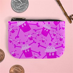 Cccartonnslogobg7 Cupycakescollage11pinknewbkgrd* Jokerscullzzz7117 Logohotpinkpattern Mini Coin Purse by DayDreamersBoutique