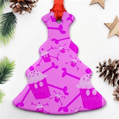 Cccartonnslogobg7 Cupycakescollage11pinknewbkgrd* Jokerscullzzz7117 Logohotpinkpattern Ornament (christmas Tree) 