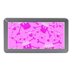 Cccartonnslogobg7 Cupycakescollage11pinknewbkgrd* Jokerscullzzz7117 Logohotpinkpattern Memory Card Reader (mini) by DayDreamersBoutique