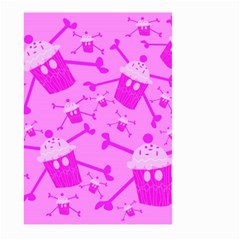 Cccartonnslogobg7 Cupycakescollage11pinknewbkgrd* Jokerscullzzz7117 Logohotpinkpattern Large Garden Flag (two Sides) by DayDreamersBoutique