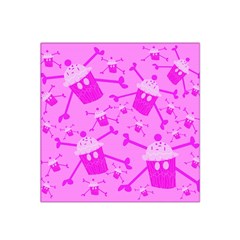 Cccartonnslogobg7 Cupycakescollage11pinknewbkgrd* Jokerscullzzz7117 Logohotpinkpattern Satin Bandana Scarf