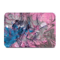 Brush Strokes On Marbling Patterns Plate Mats by kaleidomarblingart