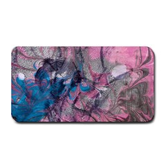 Brush Strokes On Marbling Patterns Medium Bar Mats by kaleidomarblingart