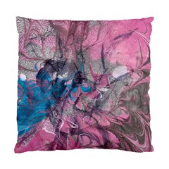 Brush Strokes On Marbling Patterns Standard Cushion Case (two Sides) by kaleidomarblingart