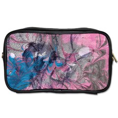 Brush Strokes On Marbling Patterns Toiletries Bag (one Side) by kaleidomarblingart