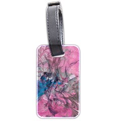 Brush Strokes On Marbling Patterns Luggage Tag (two Sides) by kaleidomarblingart