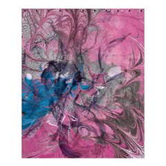 Brush Strokes On Marbling Patterns Shower Curtain 60  X 72  (medium)  by kaleidomarblingart