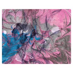 Brush Strokes On Marbling Patterns Double Sided Flano Blanket (medium) 