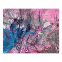 Brush Strokes On Marbling Patterns Double Sided Flano Blanket (large) 