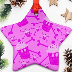 Cupycakespink Star Ornament (two Sides)