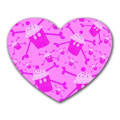 Cupycakespink Heart Mousepads by DayDreamersBoutique