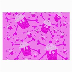 Cupycakespink Large Glasses Cloth (2 Sides) by DayDreamersBoutique