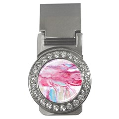 Abstract Marbling Money Clips (cz)  by kaleidomarblingart