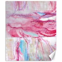 Abstract Marbling Canvas 20  X 24  by kaleidomarblingart