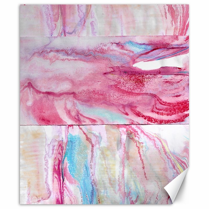 Abstract marbling Canvas 20  x 24 