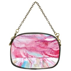 Abstract Marbling Chain Purse (two Sides) by kaleidomarblingart