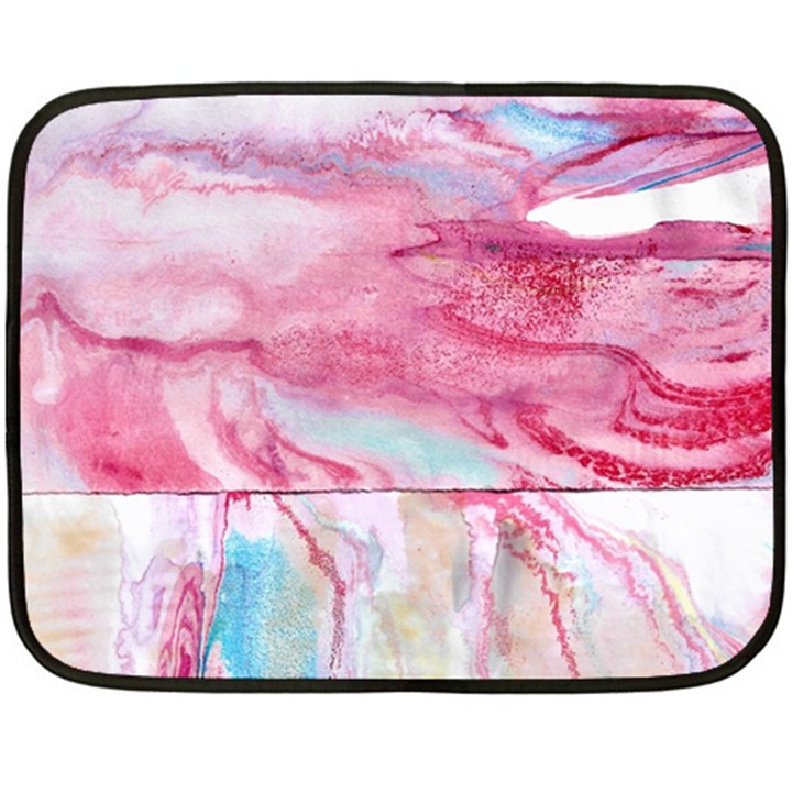 Abstract marbling Fleece Blanket (Mini)