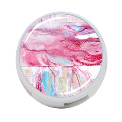 Abstract Marbling 4-port Usb Hub (one Side) by kaleidomarblingart