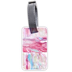 Abstract Marbling Luggage Tag (one Side) by kaleidomarblingart