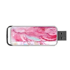 Abstract Marbling Portable Usb Flash (two Sides) by kaleidomarblingart