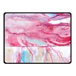 Abstract marbling Double Sided Fleece Blanket (Small)  45 x34  Blanket Front