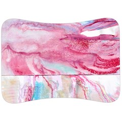 Abstract Marbling Velour Seat Head Rest Cushion by kaleidomarblingart