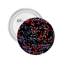 Multicolored Bubbles Motif Abstract Pattern 2.25  Buttons