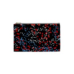 Multicolored Bubbles Motif Abstract Pattern Cosmetic Bag (small) by dflcprintsclothing