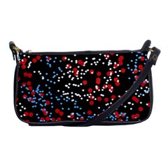 Multicolored Bubbles Motif Abstract Pattern Shoulder Clutch Bag by dflcprintsclothing