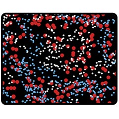 Multicolored Bubbles Motif Abstract Pattern Fleece Blanket (medium) 